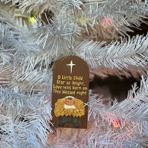 Vintage 1970’s Nativity Christmas Ornament